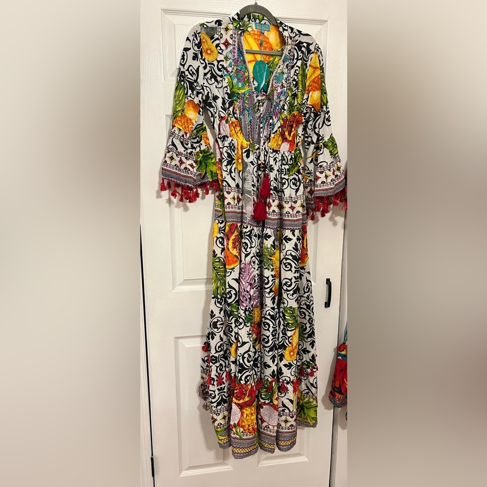 Bohemian Floral Maxi Dress